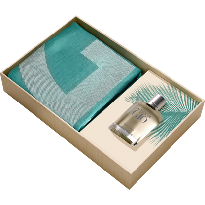 Giorgio Armani Acqua di Giò Eau de Toilette 100 mL + Beach Towel Gift Set – For Him