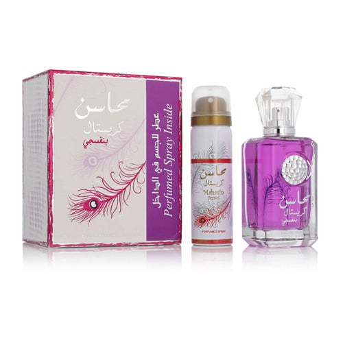 Lattafa Mahasin Crystal Violet Eau de Parfum 100 mL – For Women - Sam's Fragrances