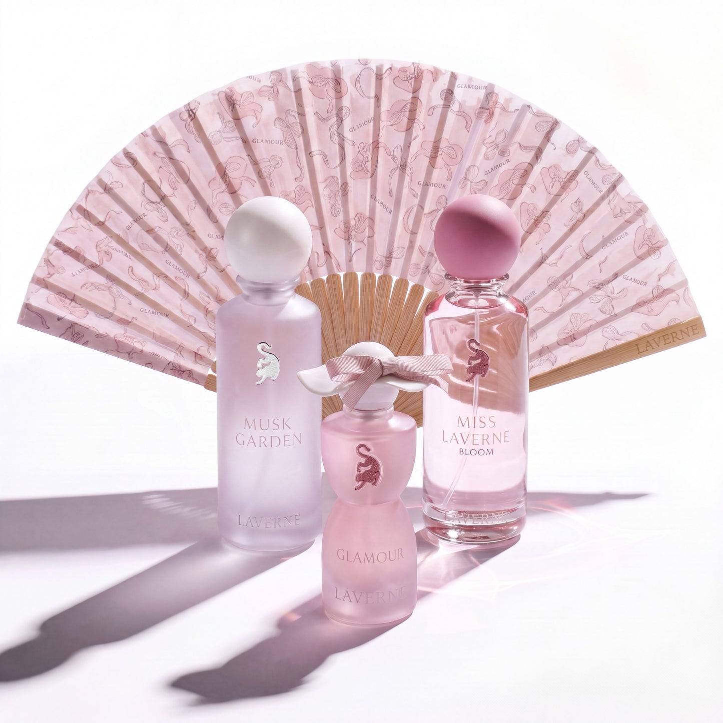 Laverne Glamour (Eau de Parfum 75 mL + Fan) Gift Set