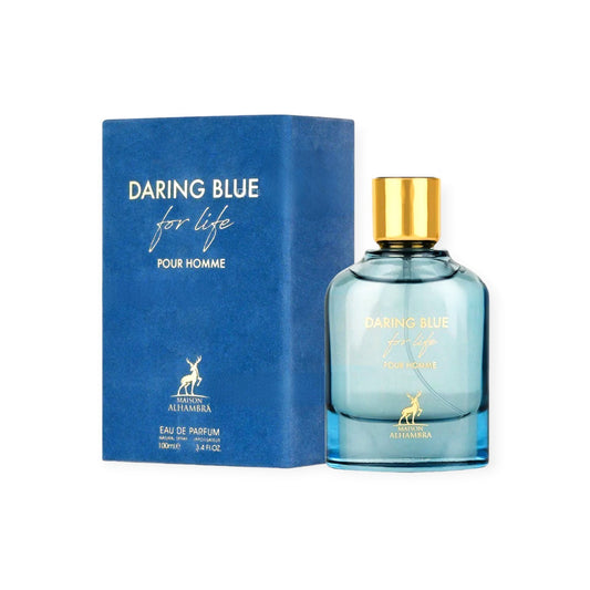 Maison Alhambra Daring Blue for Life Eau de Parfum – 100 ml – For Men - Sam's Fragrances