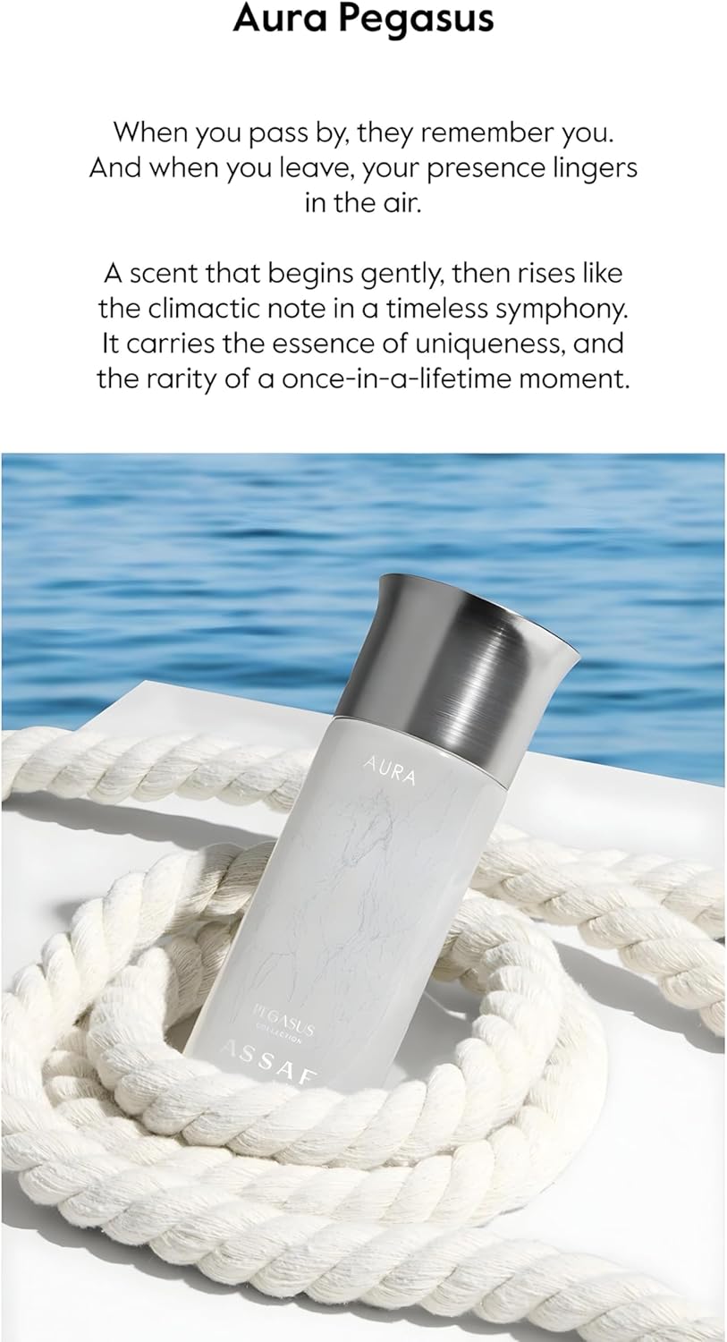 Assaf Aura Pegasus Set Summer Perfume for Men (Luxury Gift Set)