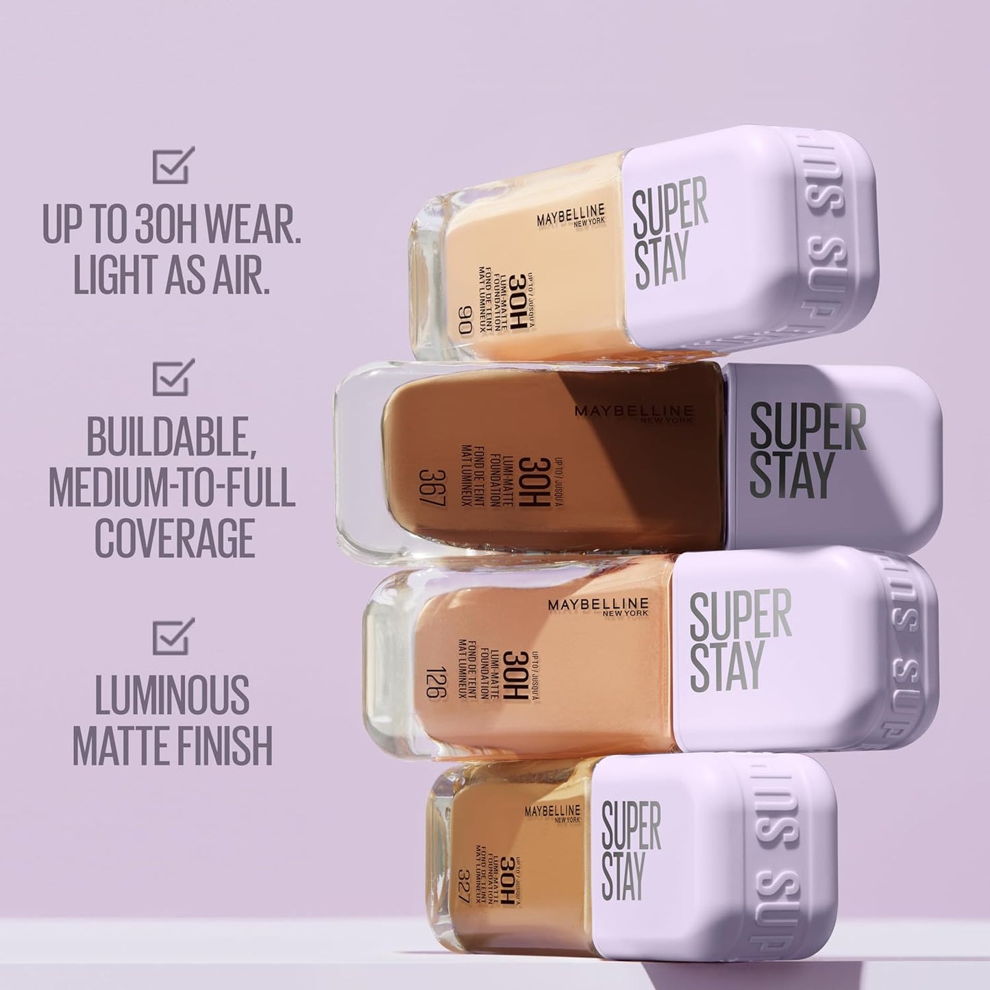 MAYBELLINE SUPER STAY LUMI-MATTE FOUNDATION