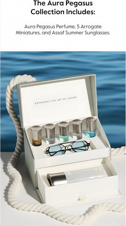Assaf Aura Pegasus Set Summer Perfume for Men (Luxury Gift Set)