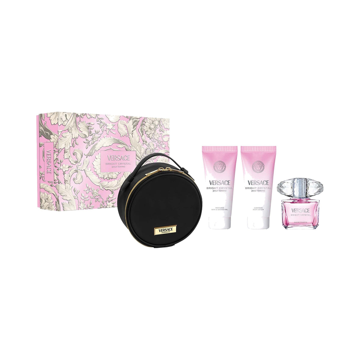 Versace Bright Crystal Eau de Toilette 90 mL Gift Set – For Women
