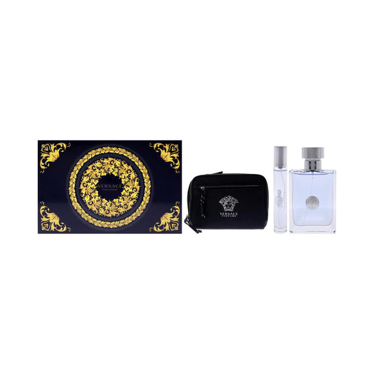 Versace Pour Homme Eau de Toilette 100 mL Gift Set – For Men