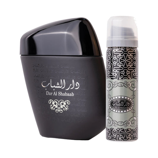 Lattafa Ard Al Zaafaran Dar Al Shabaab Eau De Parfum 100 mL + Deodorant 50 mL – For Men