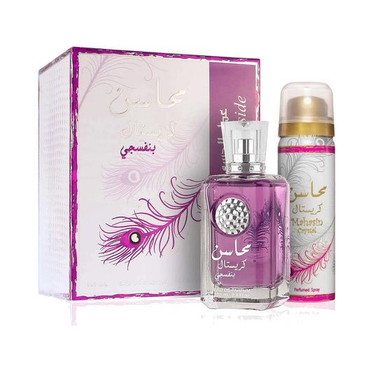 Lattafa Mahasin Crystal Violet Eau de Parfum 100 mL – For Women