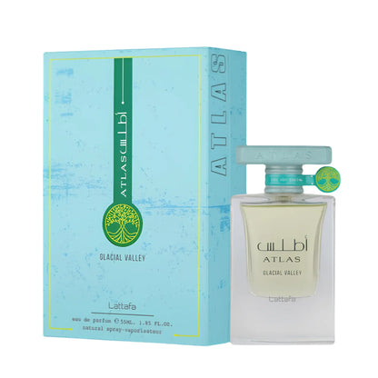 Lattafa Atlas Glacial Valley Eau De Parfum 55 mL – Unisex