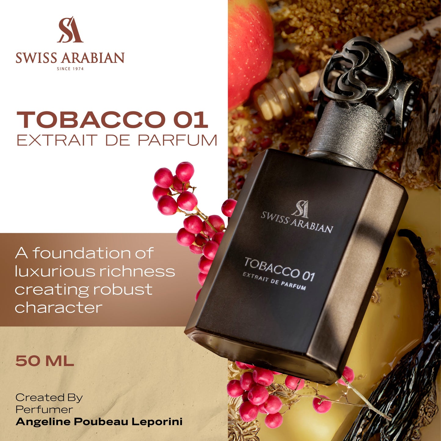 Swiss Arabian Tobacco 01 Extrait de Parfum 50 ml (Unisex)