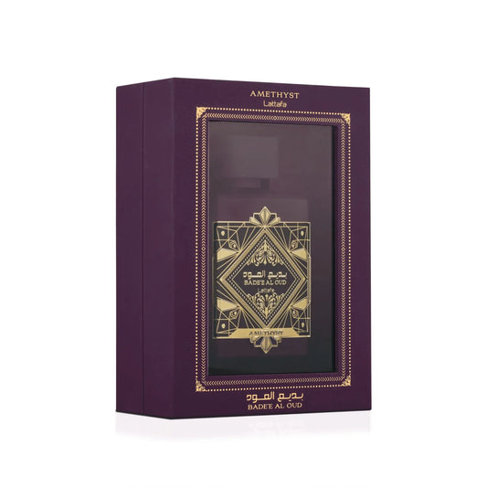 Lattafa Badee Al Oud Amethyst Eau De Parfum 100mL - Unisex - Sam's Fragrances