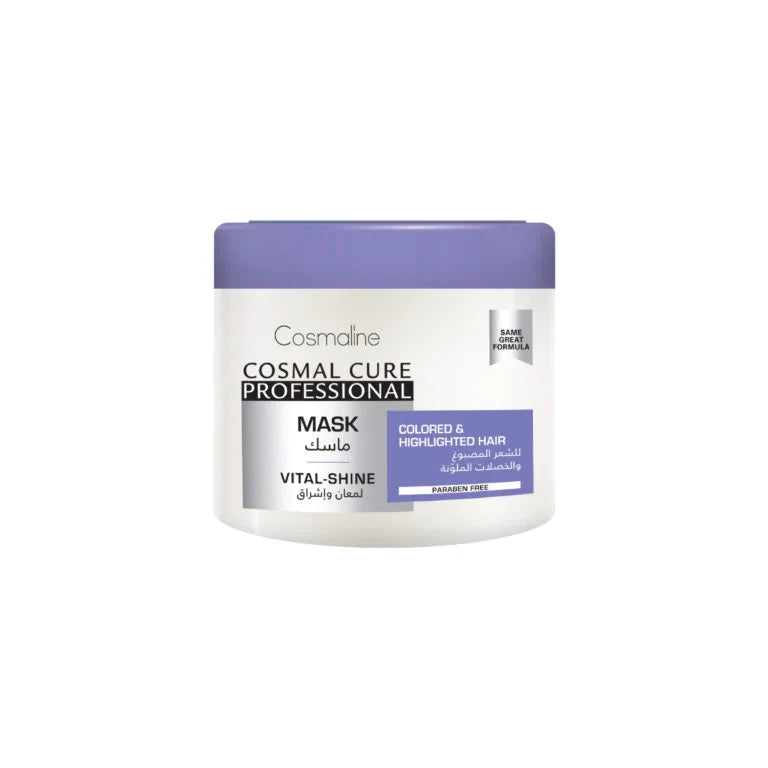Cosmaline Cosmal Cure Professional Vital Shine Mask For Colored & Highlighted Hair