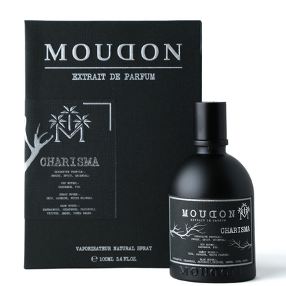 Moudon Charisma Extrait de Parfum 100 mL - bottle and box