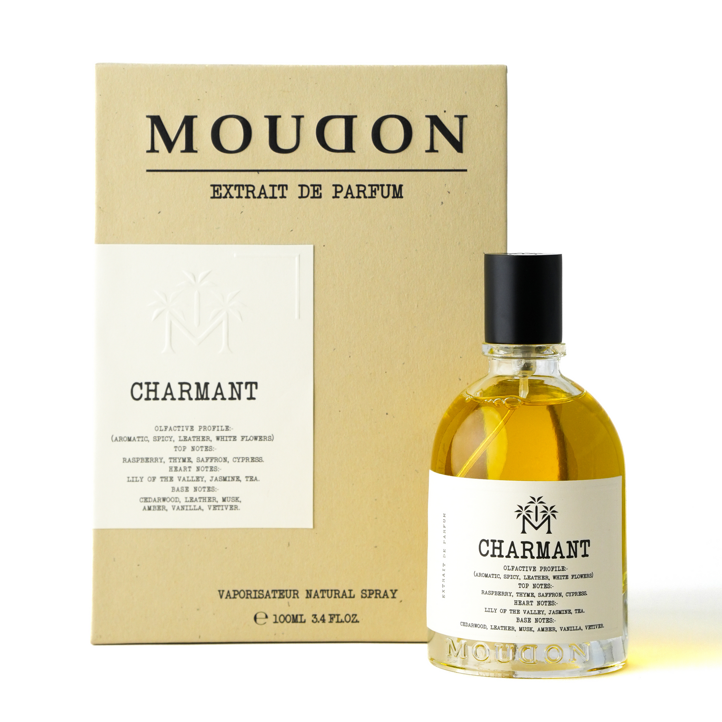 Moudon Charmant Extrait de Parfum 100 mL - bottle and box