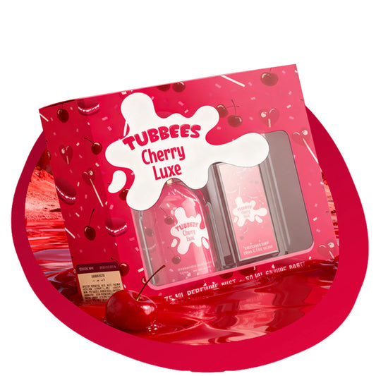 Tubbees Cherry Luxe Kid's Gift Set (50 ml EDP + 75 ml Body Mist) - Unisex