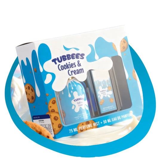 Tubbees Cookies & Cream Kid's Gift Set (50 ml EDP + 75 ml Body Mist) - Unisex