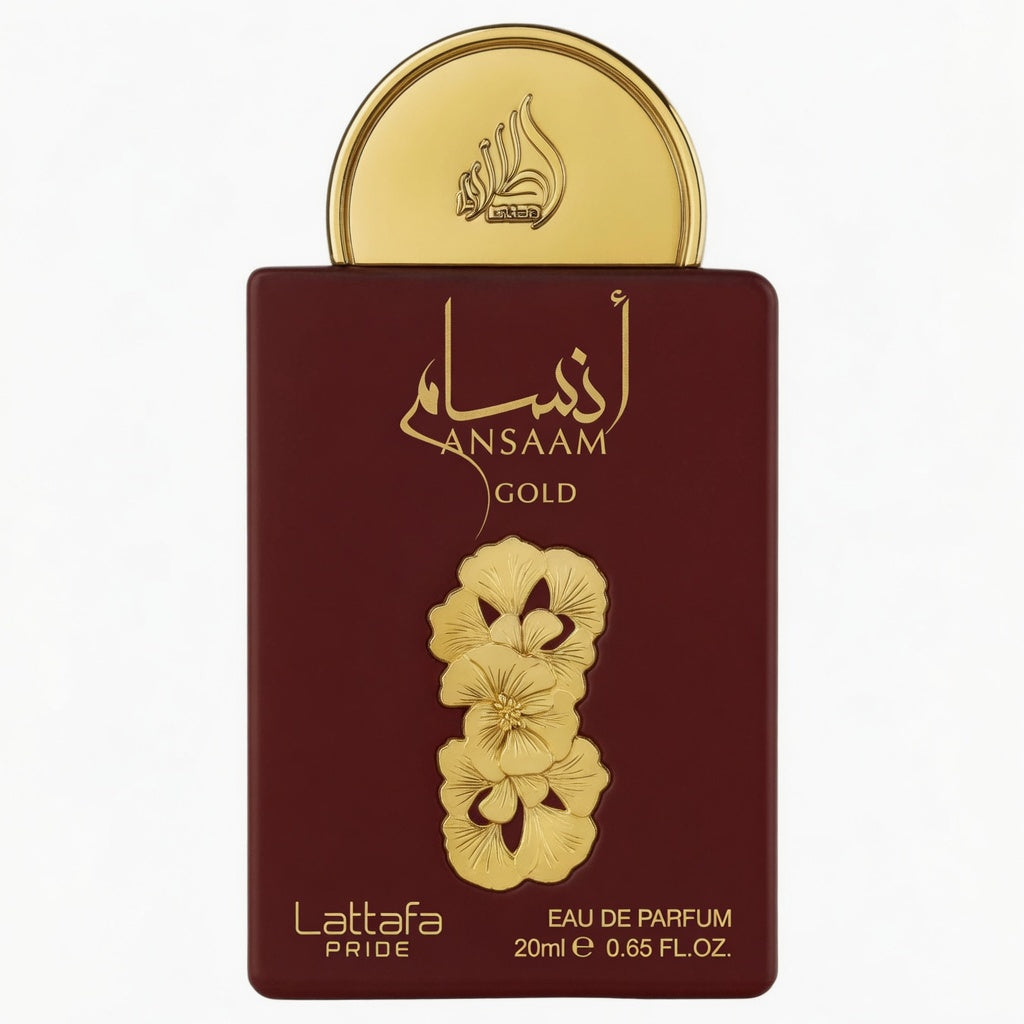 Ansaam Gold by Lattafa Perfumes Eau de Parfum – 20ml – For Women