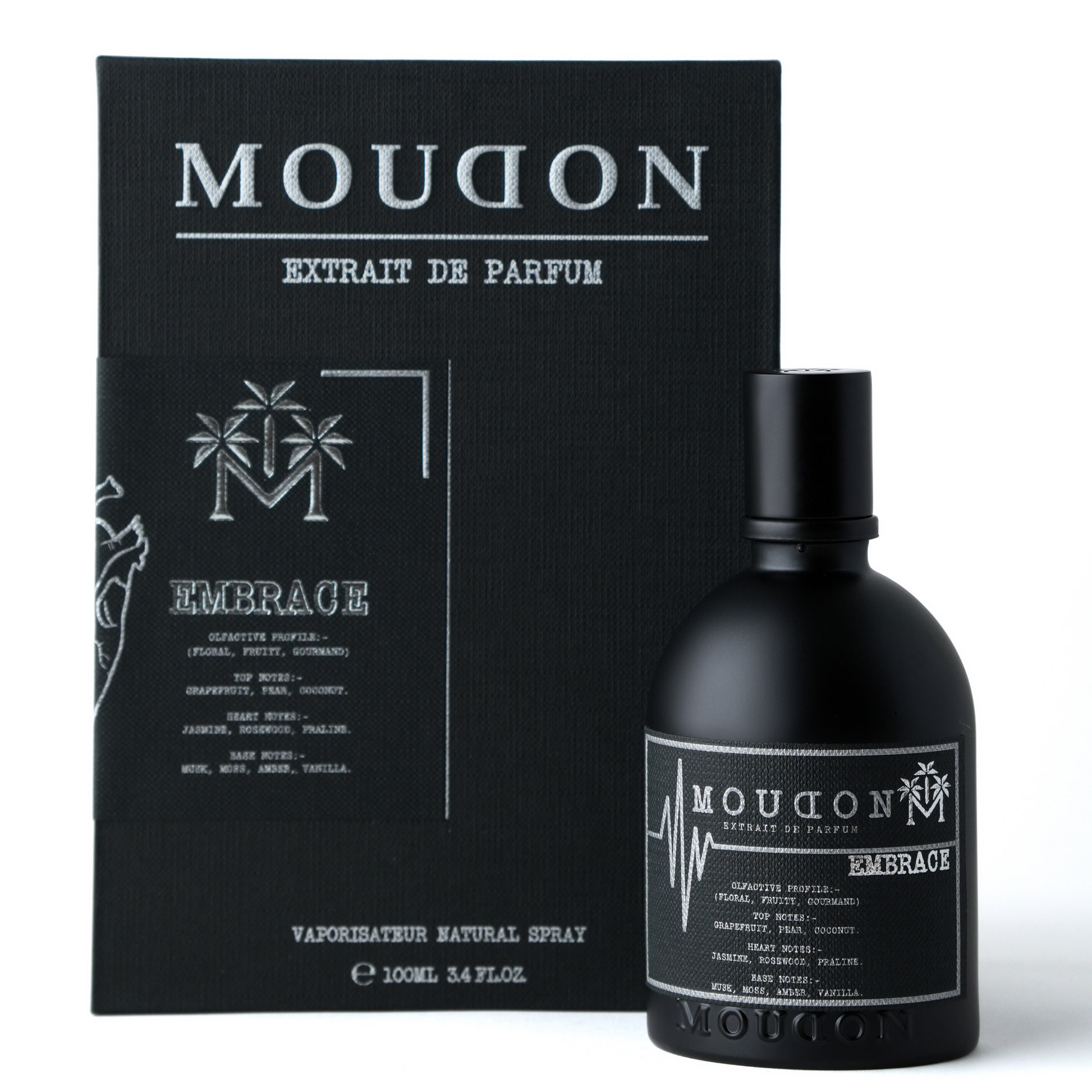 Moudon Embrace Extrait de Parfum 100 mL - bottle and box