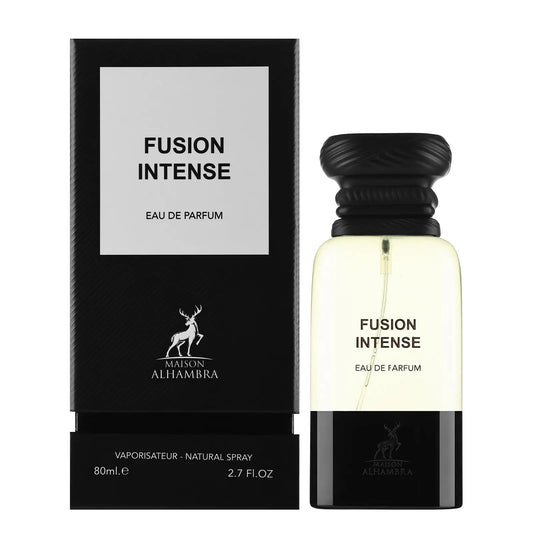 Maison Alhambra Fusion Intense Eau de Parfum 80 mL - bottle and box