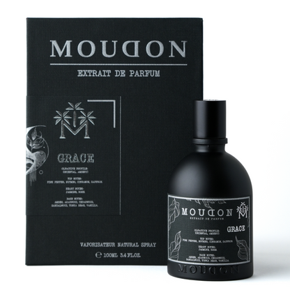 Moudon Grace Extrait de Parfum 100 mL - bottle and box