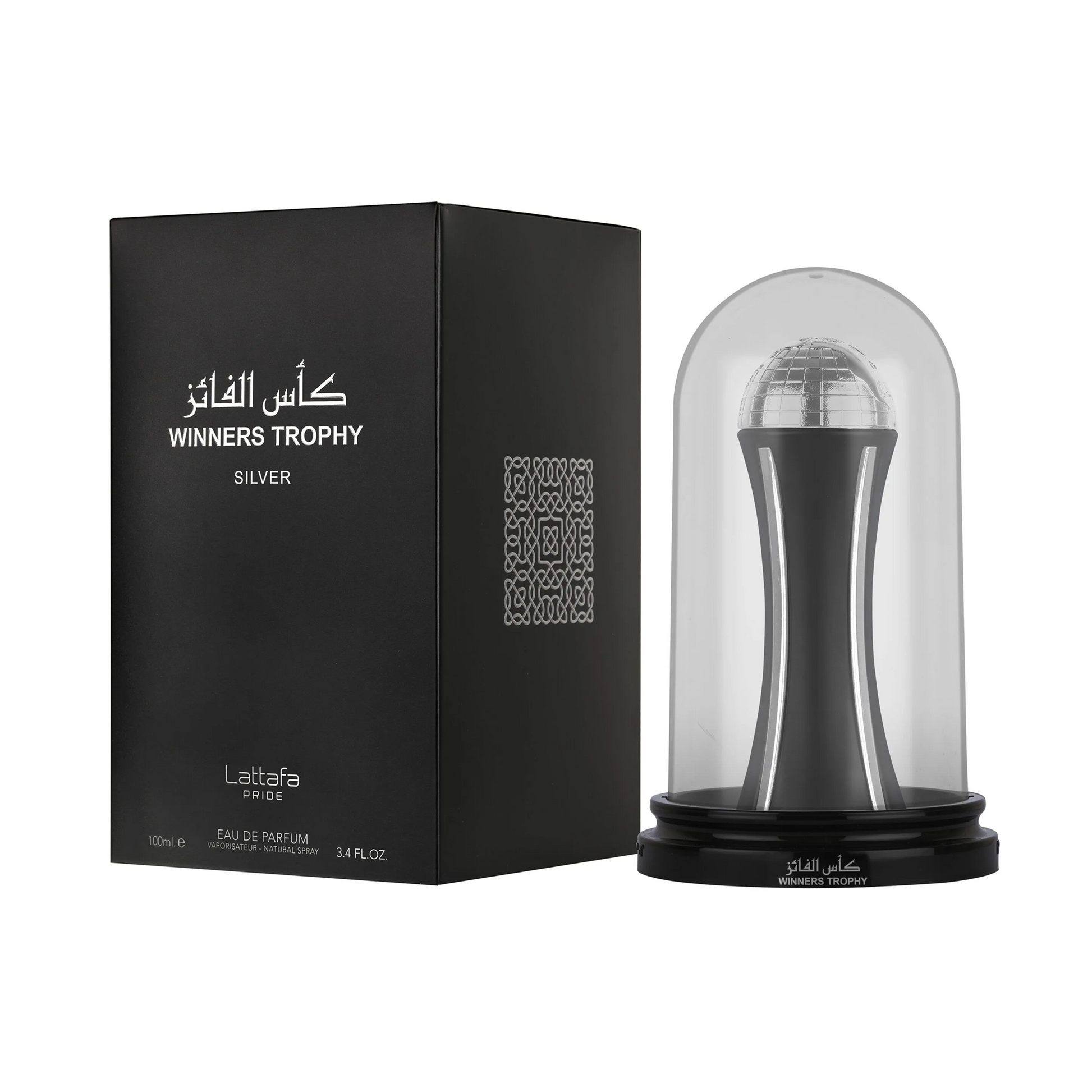 Lattafa Pride Winners Trophy Silver Eau de Parfum 100 mL – For Men - Sam's Fragrances