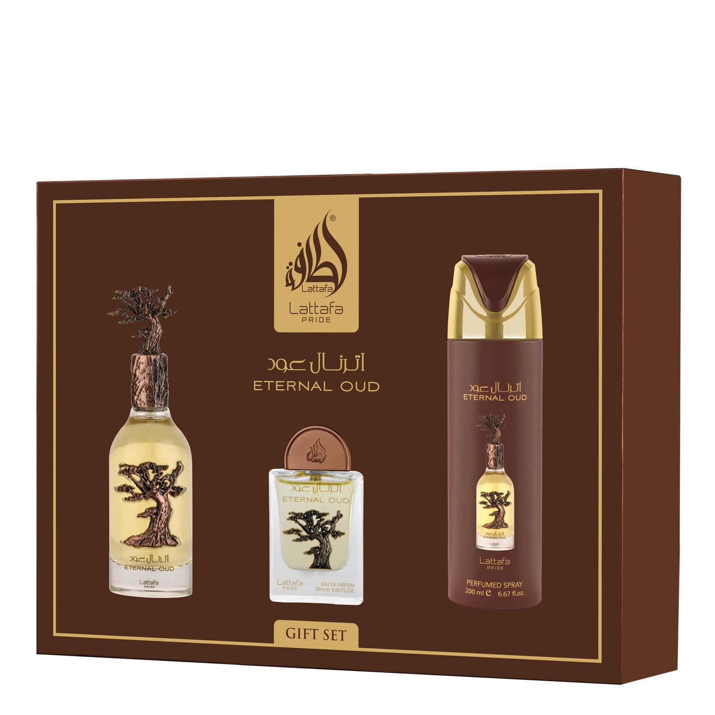 Lattafa Eternal Oud 3-Piece Gift Set – Unisex