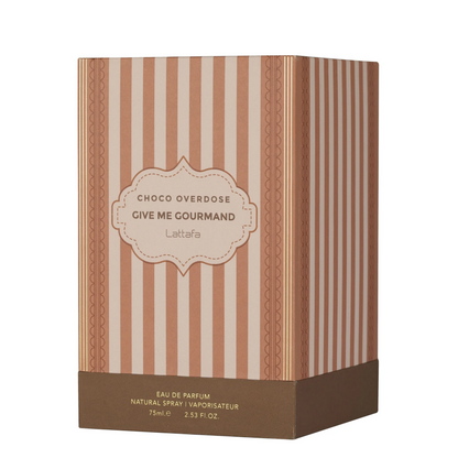 Lattafa Choco Overdose (Give Me Gourmand) Eau de Parfum 75 mL – Unisex