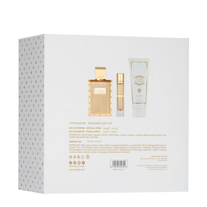 Lattafa Gift Set – The Kingdom Man Eau de Parfum (Men)