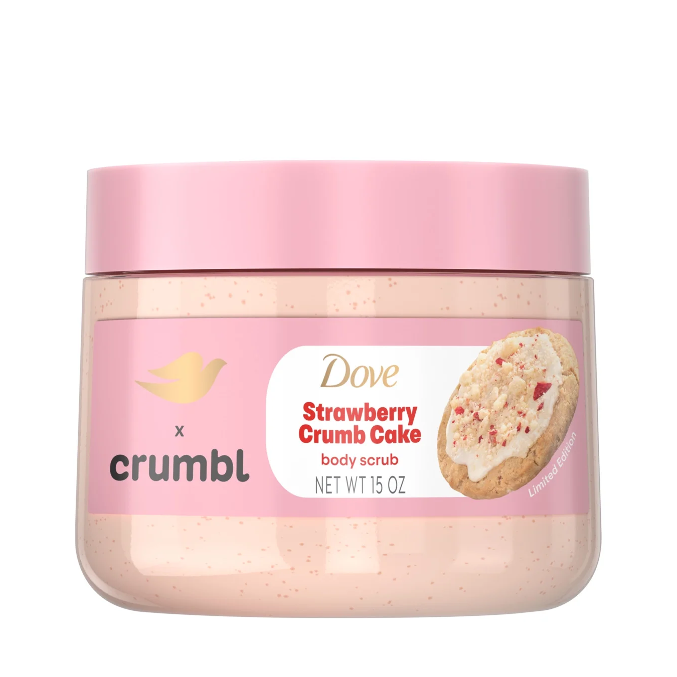Dove Moisturizing Strawberry Crumb Cake 425 g - Body Scrub