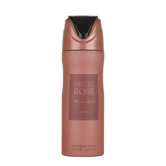 Lattafa Velvet Rose Deodorant - 250 ML - For Women - Sam's Fragrances