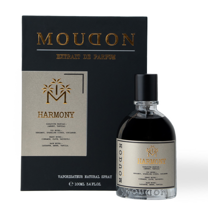Moudon Harmony Extrait de Parfum 100 mL - bottle and box