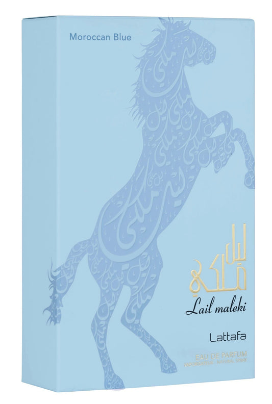 Lattafa Lail Maleki Moroccan Blue Eau de Parfum – 100 ml – Unisex - Sam's Fragrances