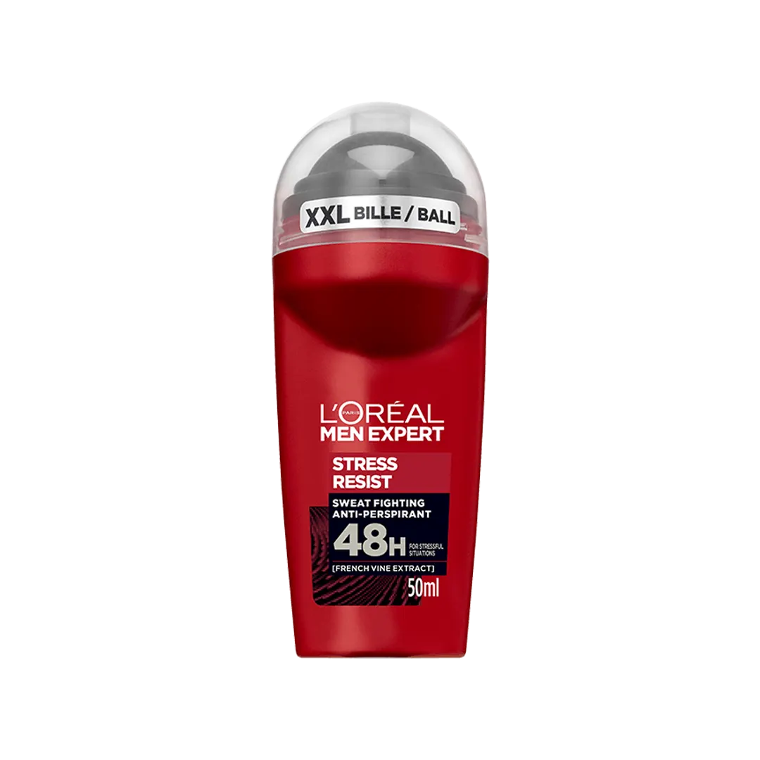 L'Oréal Paris Men Expert Stress Resist 48H Roll On Deodorant For Men - 50ml - product photo