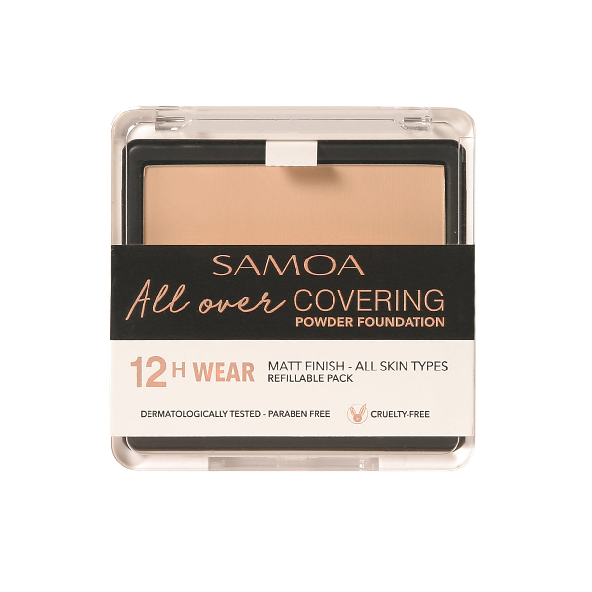 Samoa All Over Covering Powder Foundation - packaging
