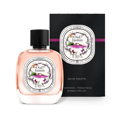 Lively Oud Jasmin Eau de Toilette 100 ml - bottle and box