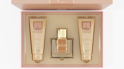 Rue Broca Pride Femme Gift Set (EDP 100 mL + Body Lotion 100 mL + Shower Gel 100 mL) (Women)