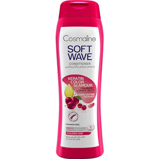 Cosmaline Soft Wave Keratin Color Glamour Conditioner For Colored Hair