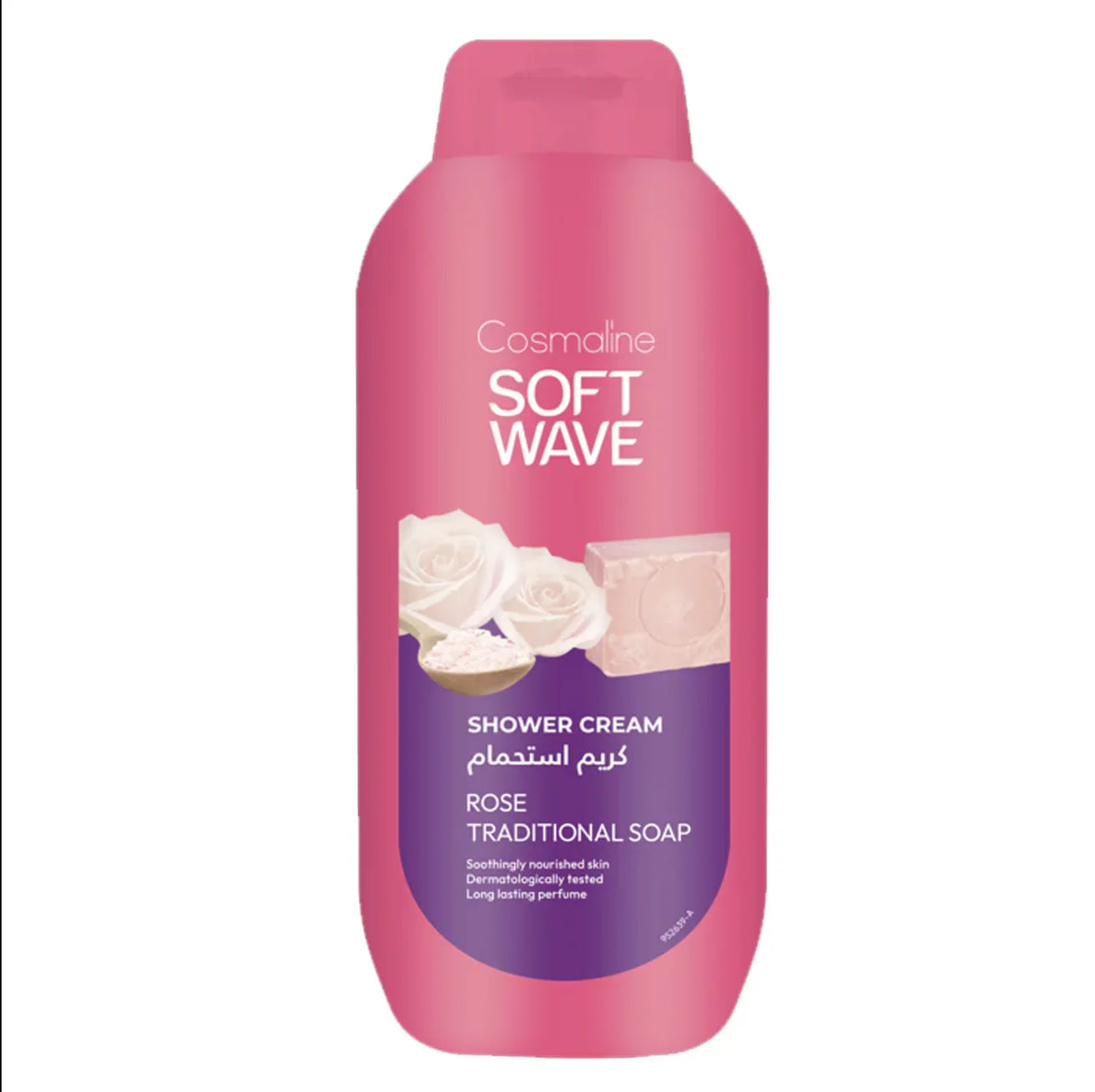 Cosmaline Soft Wave Rose Traditional Soap Shower Cream