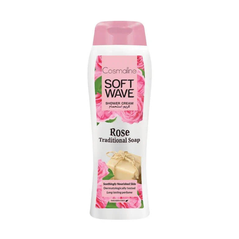 Cosmaline Shower Gel Rose & Traditional Soap