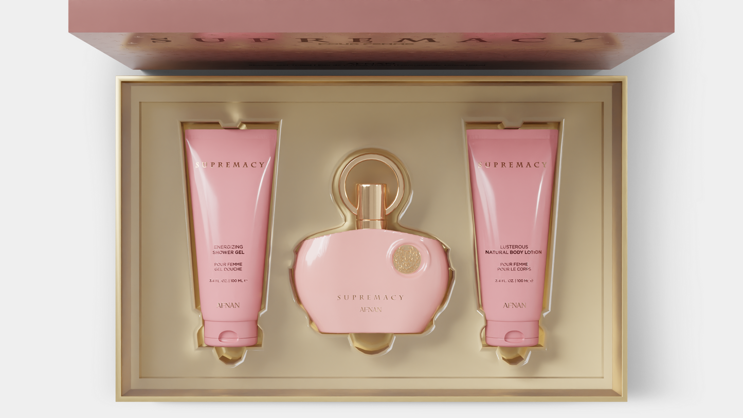 Afnan Supremacy Pink Gift Set - For Women
