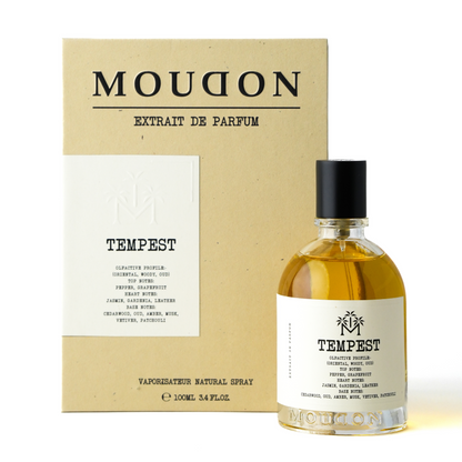 Moudon Tempest Extrait de Parfum 100 mL - bottle and box