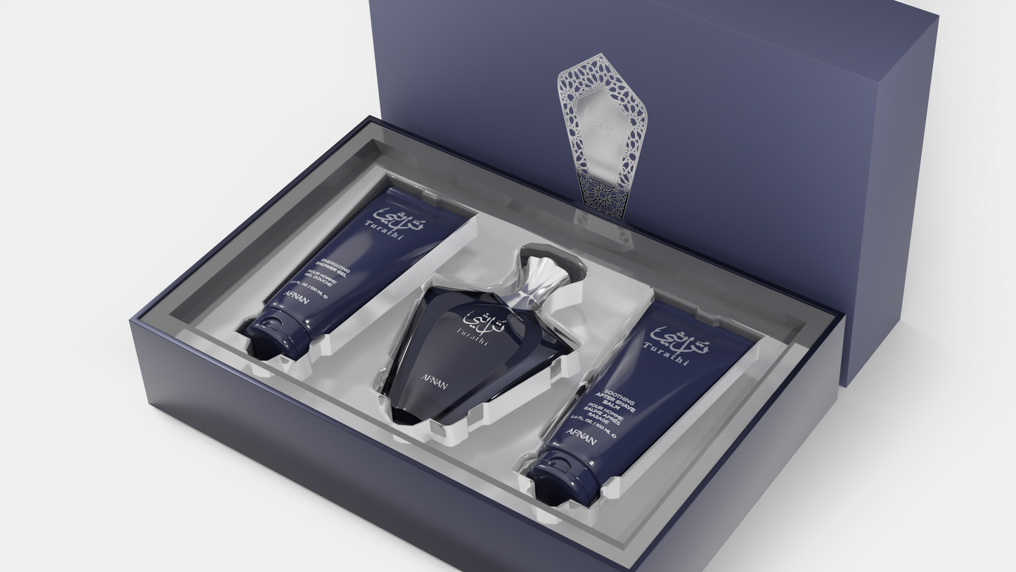 Afnan Turathi Blue Gift Set - Men