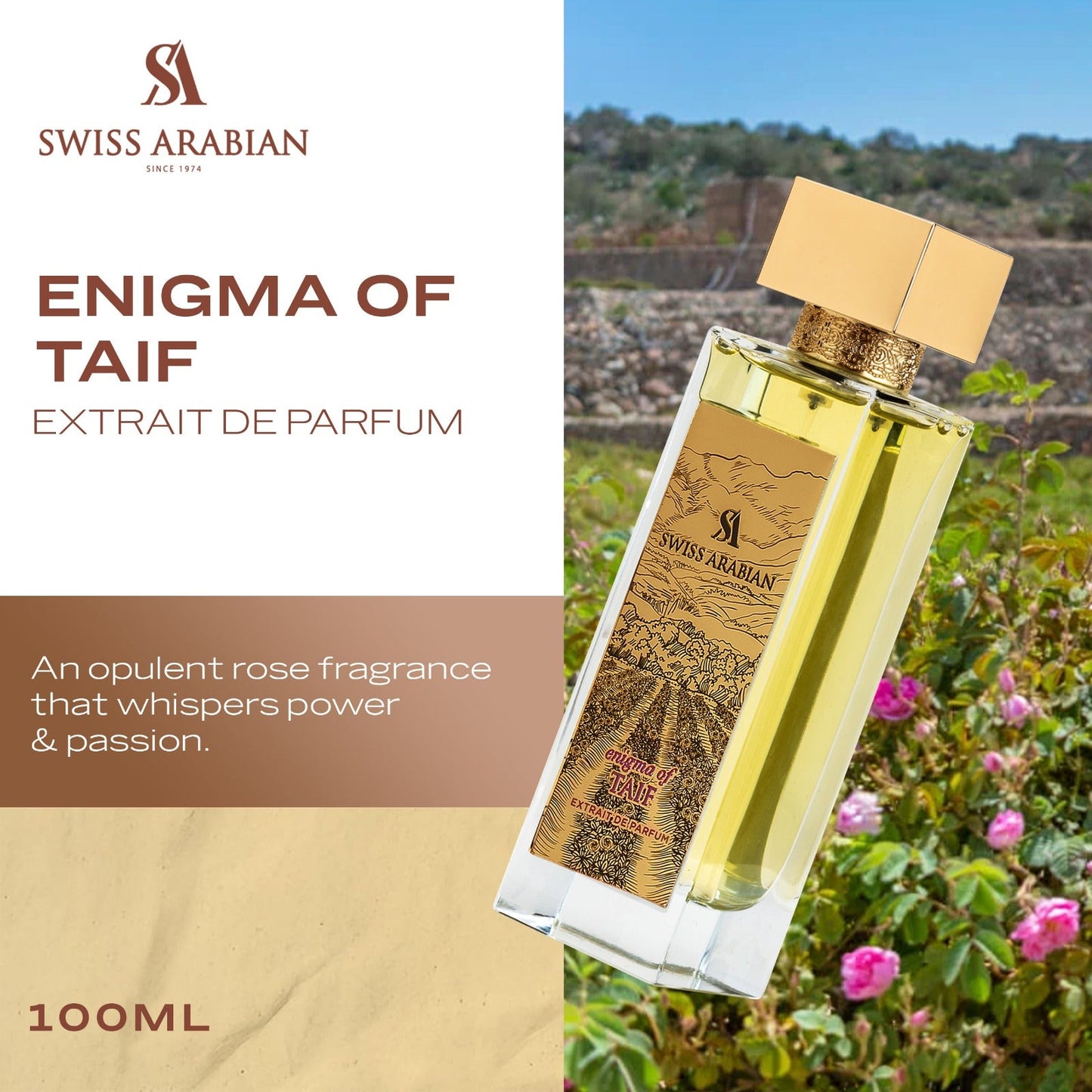 Swiss Arabian Enigma of Taif Extrait de Parfum 100 ml (Unisex)