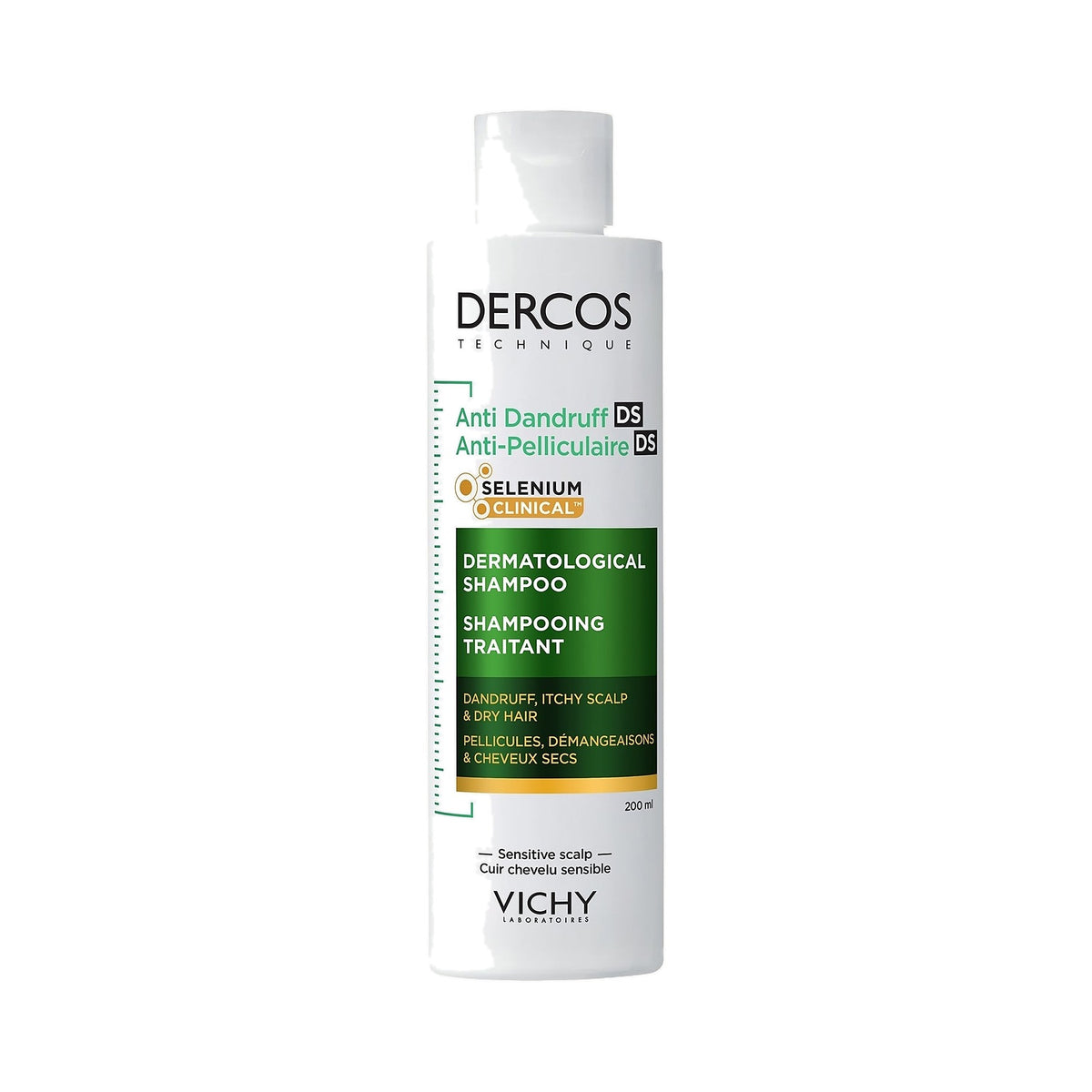 Vichy Dercos Anti-Dandruff DS Shampoo for Dry Hair 200 mL