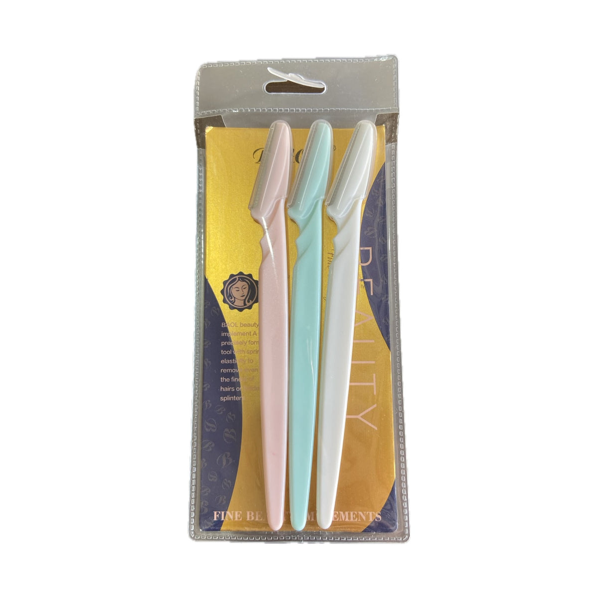 BAOL Eyebrow & Face Razors, 3 Pack