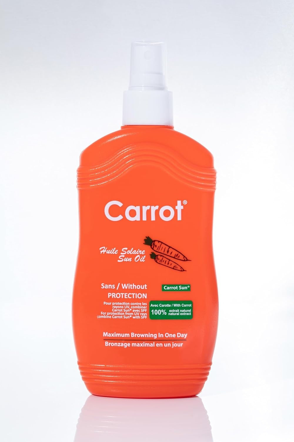 Carrot Sun Carrot Tanning Oil Spray Without Protection 200 mL
