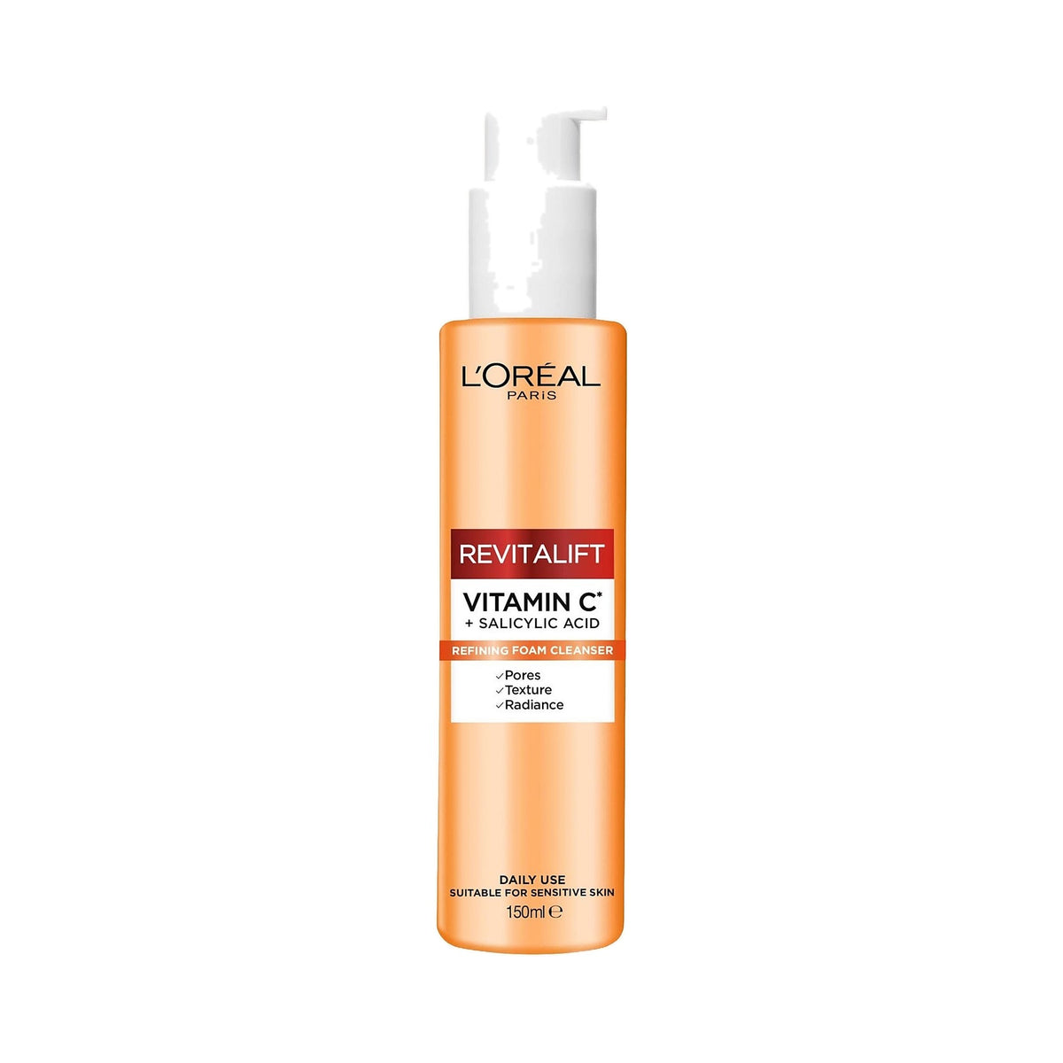 L'Oréal Paris Revitalift Vitamin C + Salicylic Acid Refining Foam Cleanser 150 mL