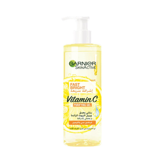 Garnier SkinActive Fast Bright Vitamin C Purifying Gel Wash 400 mL