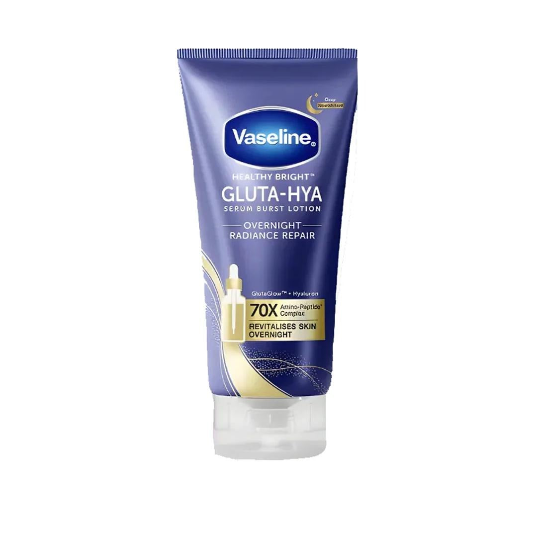 Vaseline Healthy Bright Gluta-Hya Serum Burst Lotion Overnight Radiance Repair 200 mL