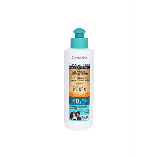 Cosmaline Cosmal Cure Professional Oh My Curls Light Touch Leave-In Cream 250 mL - product photo