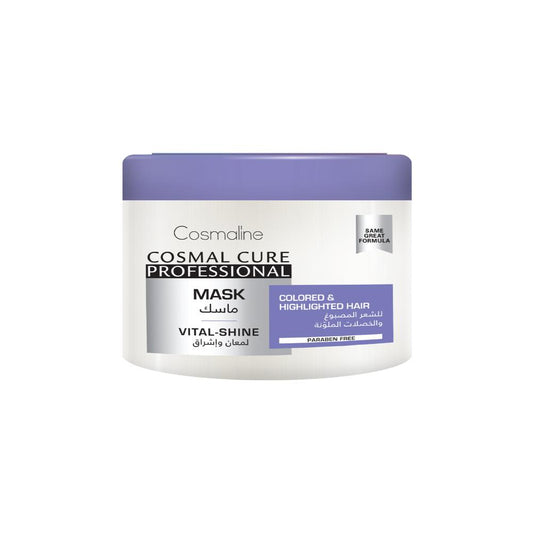 Cosmaline Cosmal Cure Professional Vital Shine Mask For Colored & Highlighted Hair